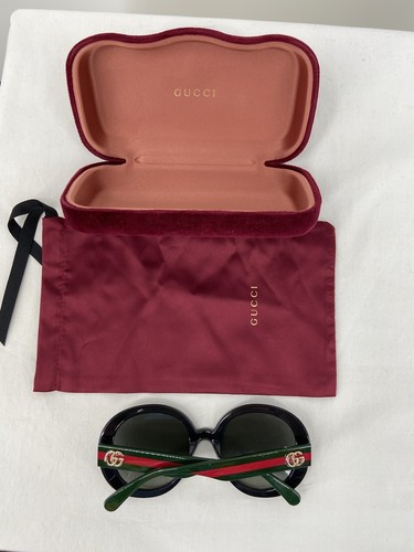 小物 GUCCI vintage sunglasses stone logo red GUCCI vintage sunglasses stone logo red