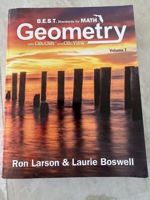 B.E.S.T Standards for Math Geometry Volume 1 - Florida with CalcChat & CalcView