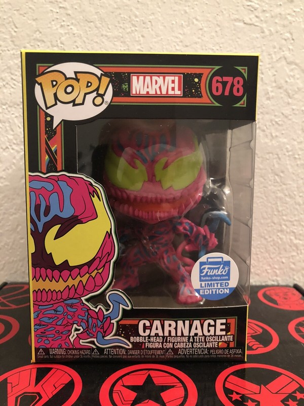 Carnage Funko Pop! Vinyl Checklist - Find All The Funko Figurines with this Database of All