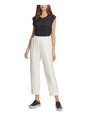 

DKNY Женские белые укороченные брюки Размер, Белый, P9FB6B40