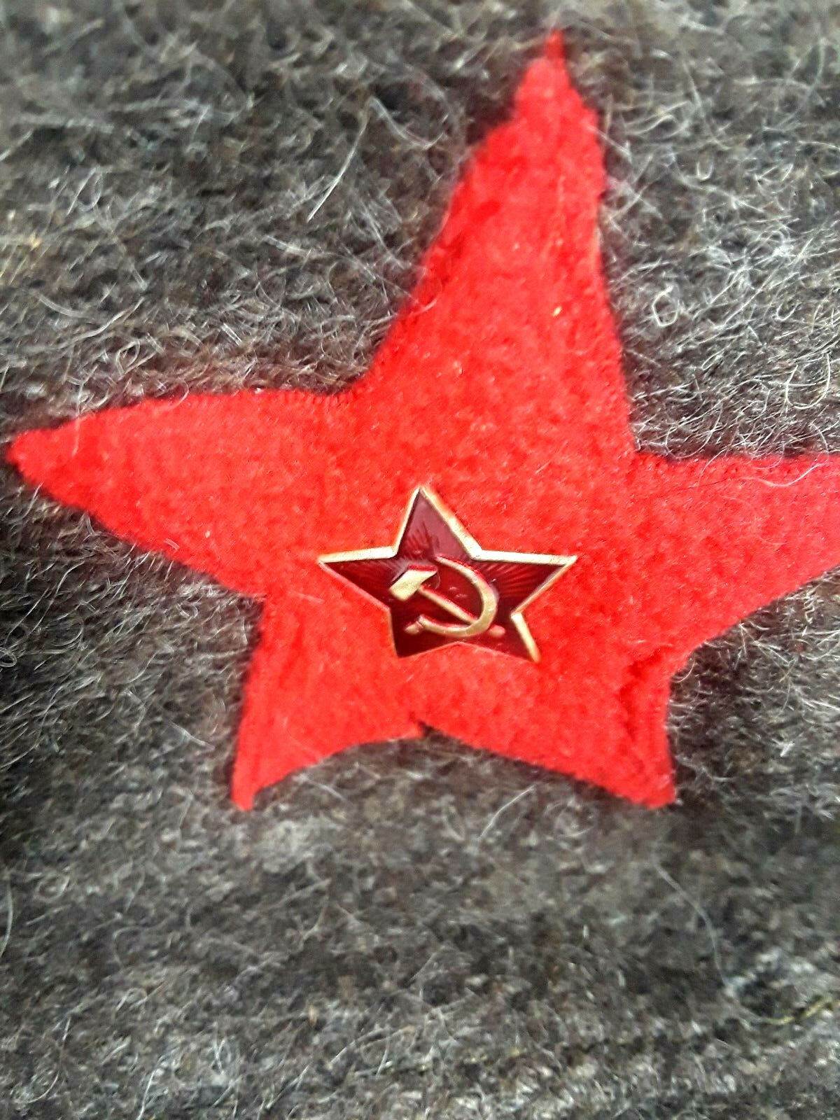 Budenovka USSR Russian Military Winter CIVIL WAR Cavalry Hat Soviet