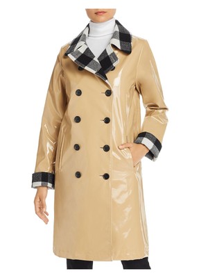 Pre-owned Jane Post Womens Raincoat In Beige