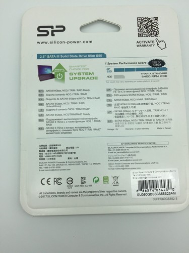 Silicon Power 60GB SSD S55 SATA III 2.5