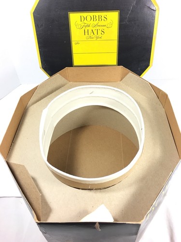 Vintage DOBBS Fifth Avenue Hats New York Box ONLY