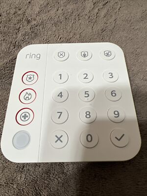 Ring Alarm Keypad (2nd Gen) with Adapter - White
