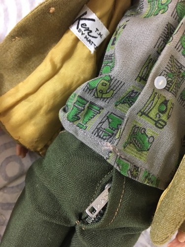 Vintage 1960 Blonde Ken in Dreamboat Outfit # 6 Mattel Hawthorn CA USA