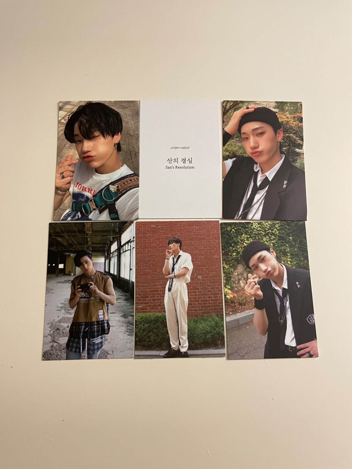 ATEEZ San Fever Part 1 MMT Photocard Set (Thanxx, Inception ATEEZ San Fever Part 1 MMT Photocard Set (Thanxx, Inception