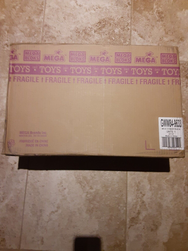 2021 Mattel Creations Exclusive MEGA Tesla CYBERTRUCK Build Kit #GWW84