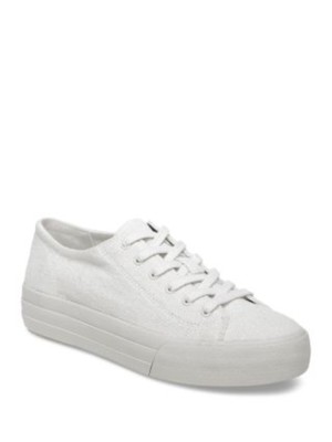 ВИНС. Женский хитон с подкладкой цвета слоновой кости, кроссовки на платформе со шнуровкой и круглым носком, длина 8 М