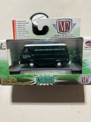 M2  1/64 scale diecast 1965 Ford Econoline Delivery Van Heller Haedware Co. Van