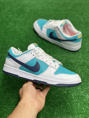 Nike Dunk Low Mens Sportswear Shoes White HF4850-345 VNDS Sz 9.5