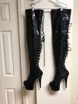 thigh high boots size 11