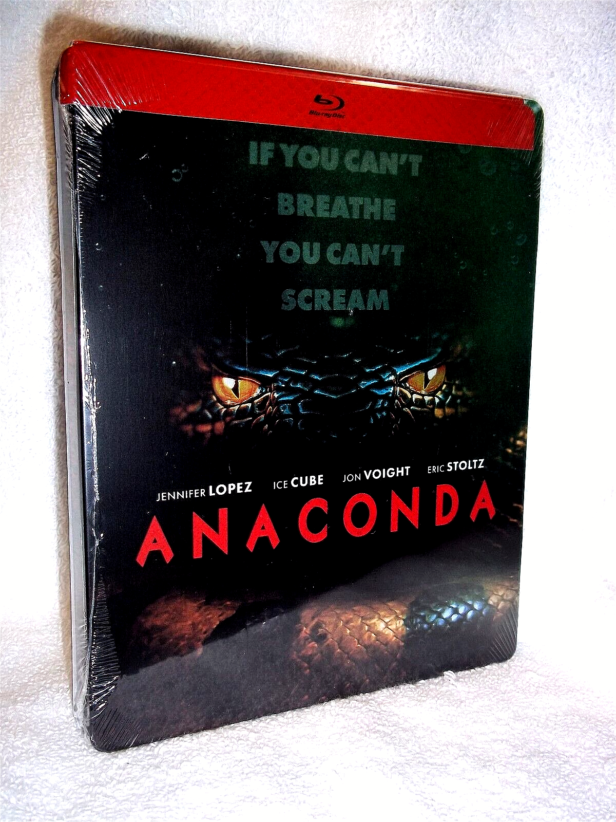 Anaconda (Blu-ray, 2024, STEELBOOK) NEW Ice Cube Jennifer Lopez
