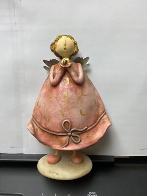 Angels Among Us Pink Rejoice In The Lord Always Figurine Dicksons 8 