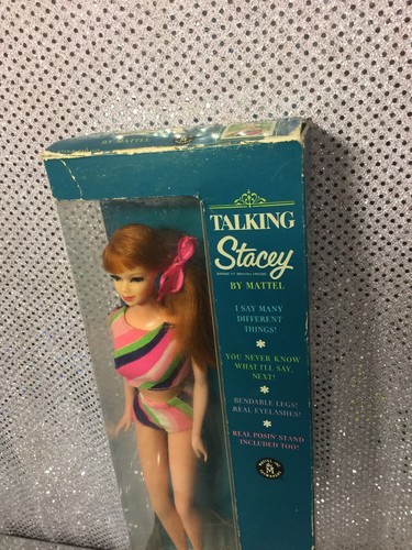 VINTAGE 1968 TALKING STACEY BARBIE DOLL 1125 IN ORIGINAL BOX