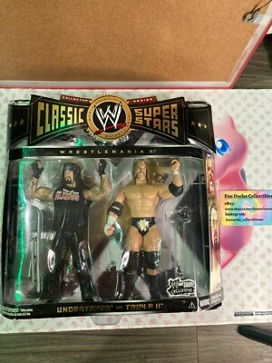 2009 WWE JAKKS Classic Superstar, Undertaker Vs Triple H Duo Pack Sealed