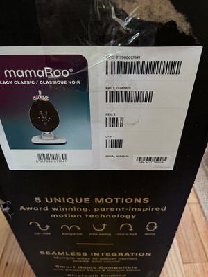 4moms mamaRoo Multi-Motion Baby Swing Smart Connectivity - Black
