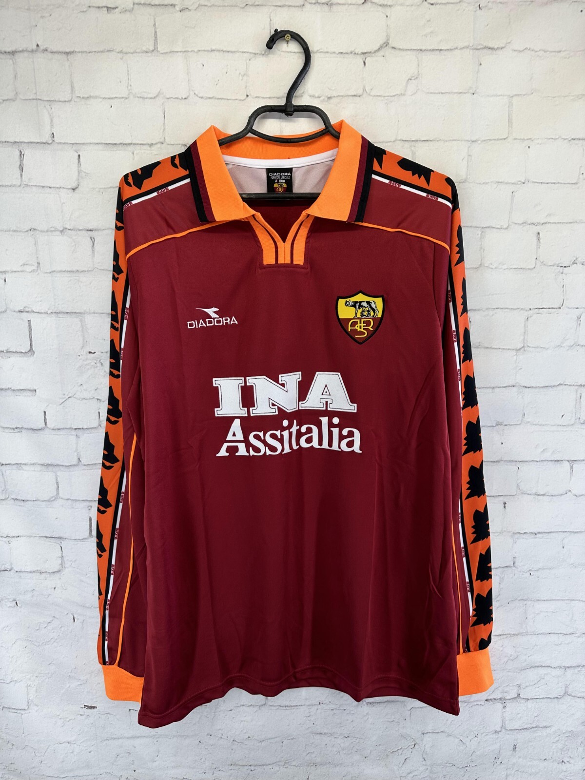 ローマ　98-99 ユニフォーム AS ROMA ITALY 1998 1999 RETRO VINTAGE FOOTBALL SHIRT JERSEY