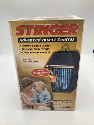 Stinger Model UV-15 High Performance Electronic Bug Killer Zapper Rare New