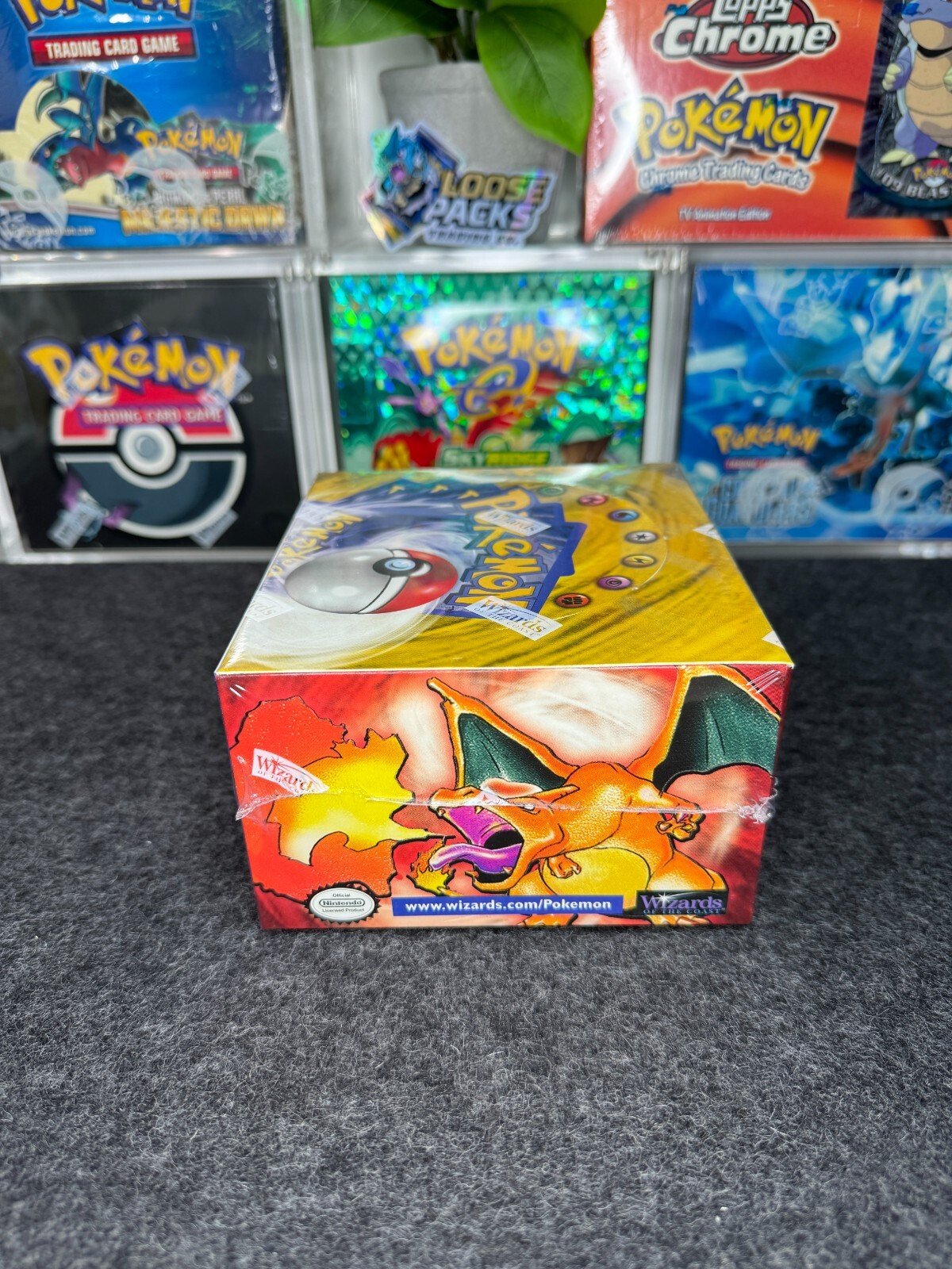 ポケモンカードゲーム pokemon tcg base set 1999 1ed 3packs 1999 Pokemon Base Set CHARIZARD Black Triangle 1st Edition