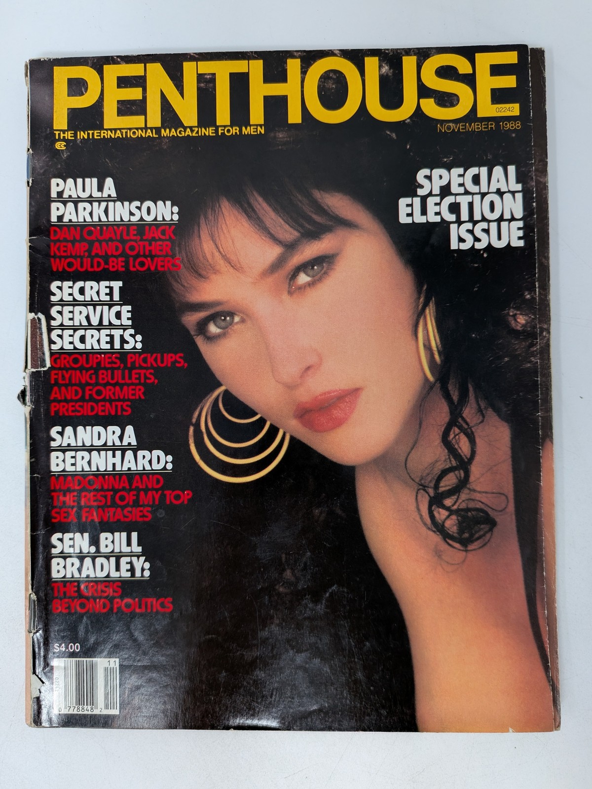 Penthouse Magazine November 1988 🔥 Pet Deborah Laufer 🔥 Sandra Bernhard 🔥 C