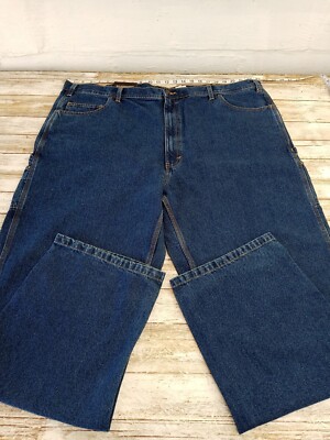 Berne Mens Stone Wash Dark 100% Cotton Classic Carpenter Jean 48X32