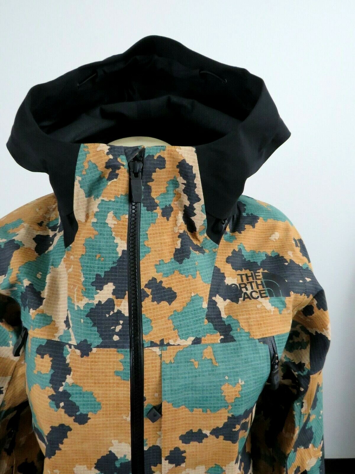 Pre-owned The North Face Womens  A-cad Futurelight Ski Jacket Digi Topo Camo Print $650 In Timber Tan Digi Topo Xl Print / Tnf Black