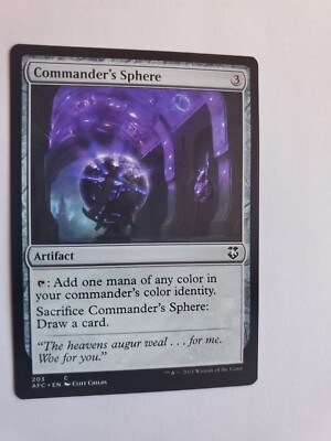 Commander's Sphere - bulk listing - LP minimum