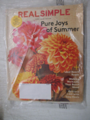 REAL SIMPLE MAGAZINE JULY 2020 SUMMER ISSUE BEACH READS GRILL EASY MEALS NEW