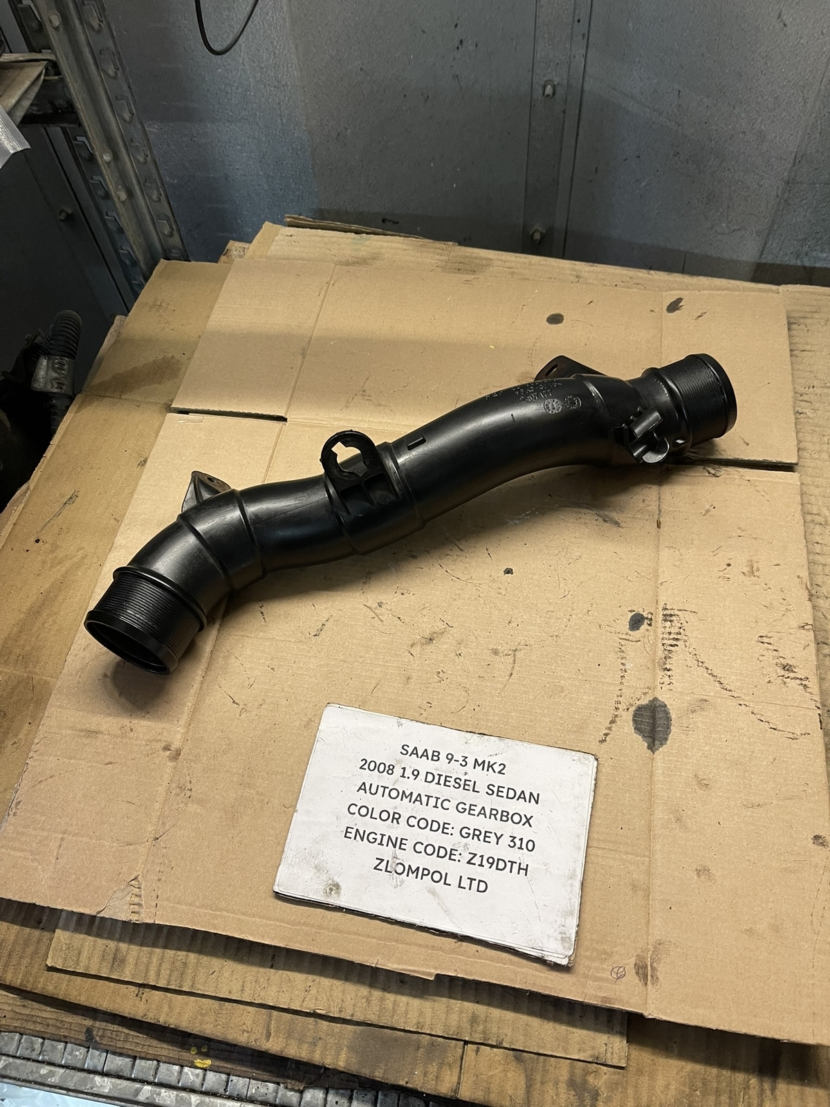 Saab 9-3 Mk2 2008 1.9 Diesel - Intercooler Hose Pipe FGP 55350916 2407177
