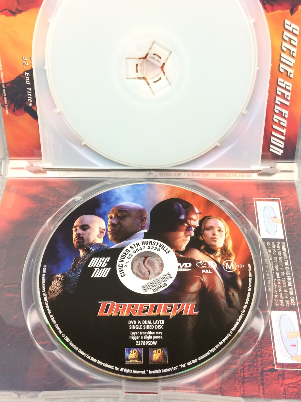 VGC: DAREDEVIL | Affleck Garner 2002 Movie Special Edition DVD R4 PAL Free Post - Picture 6 of 8