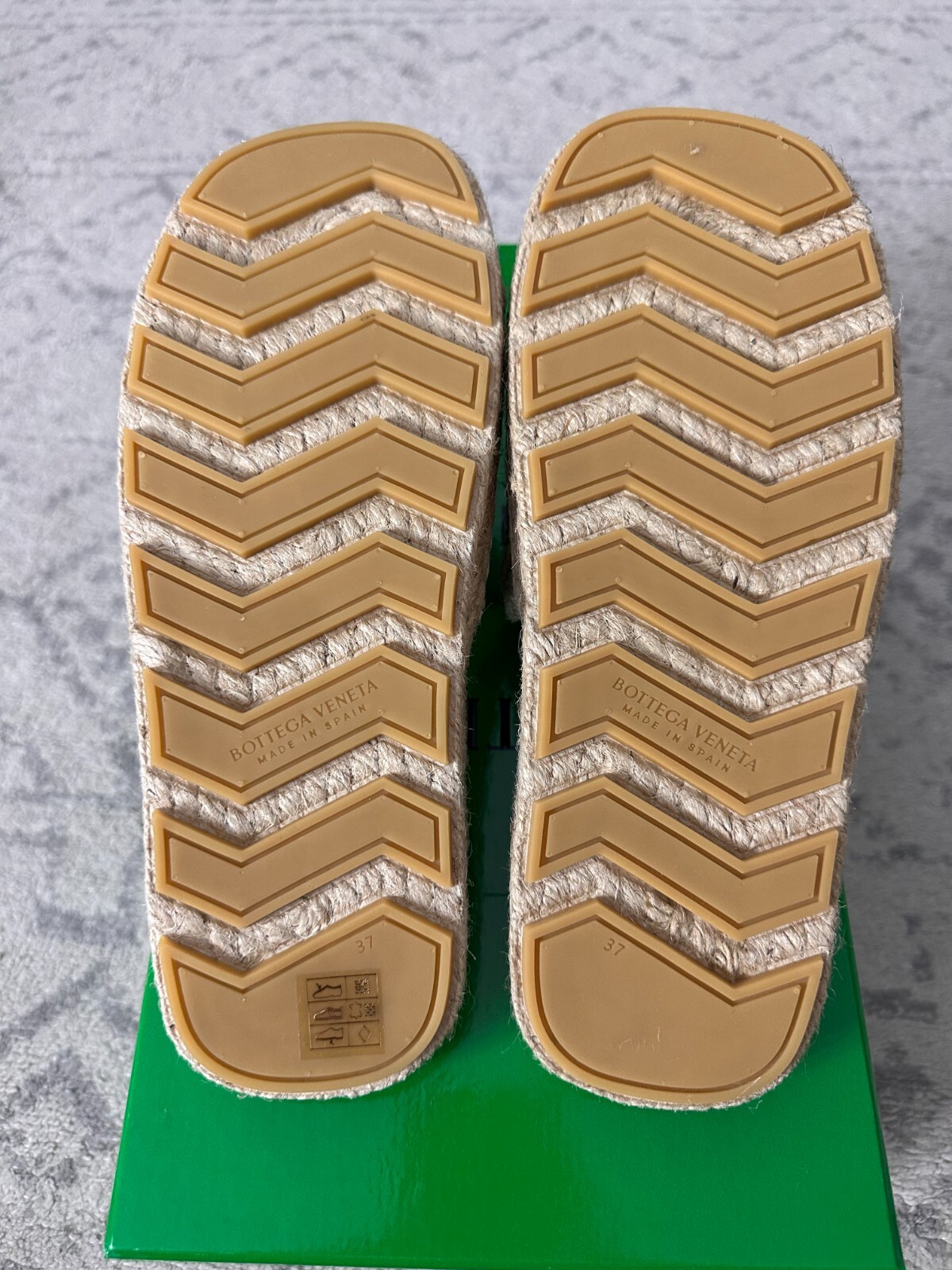 Pre-owned Jack Bottega Veneta - Women's  Espadrille Sandals - Orig. $790 In Beige