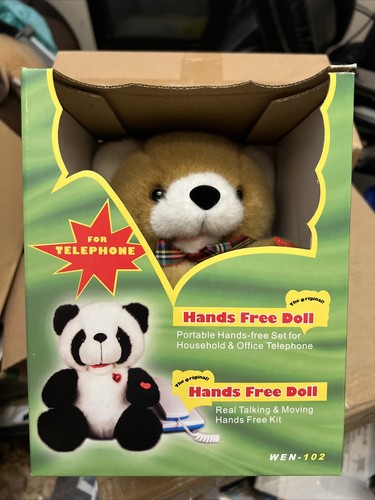 The Original Hands Free Doll Stuffed Plush Teddy Bear Portab