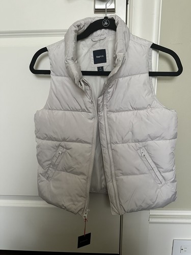 ジャケット・アウター 00s GAP Down Vest New GAP Kids Girls L 10 Puffer Vest Jacket Coat Grey Gray