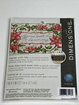 Dimensions Agree With Me Counted Cross Stitch Kit