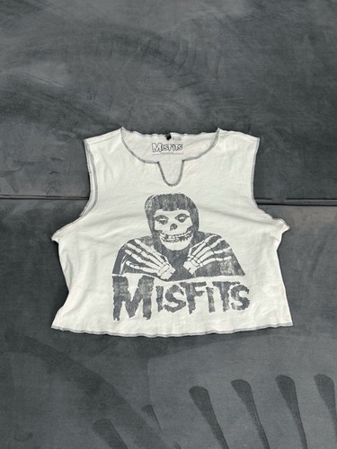Misfits Vintage Tank Top Women's Size L Skull Goth Monster Logo