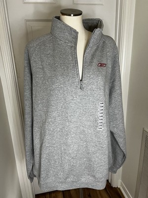 Vintage Reebok 1/4 Zip Pullover Heather Gray Men s Size XLarge NWT