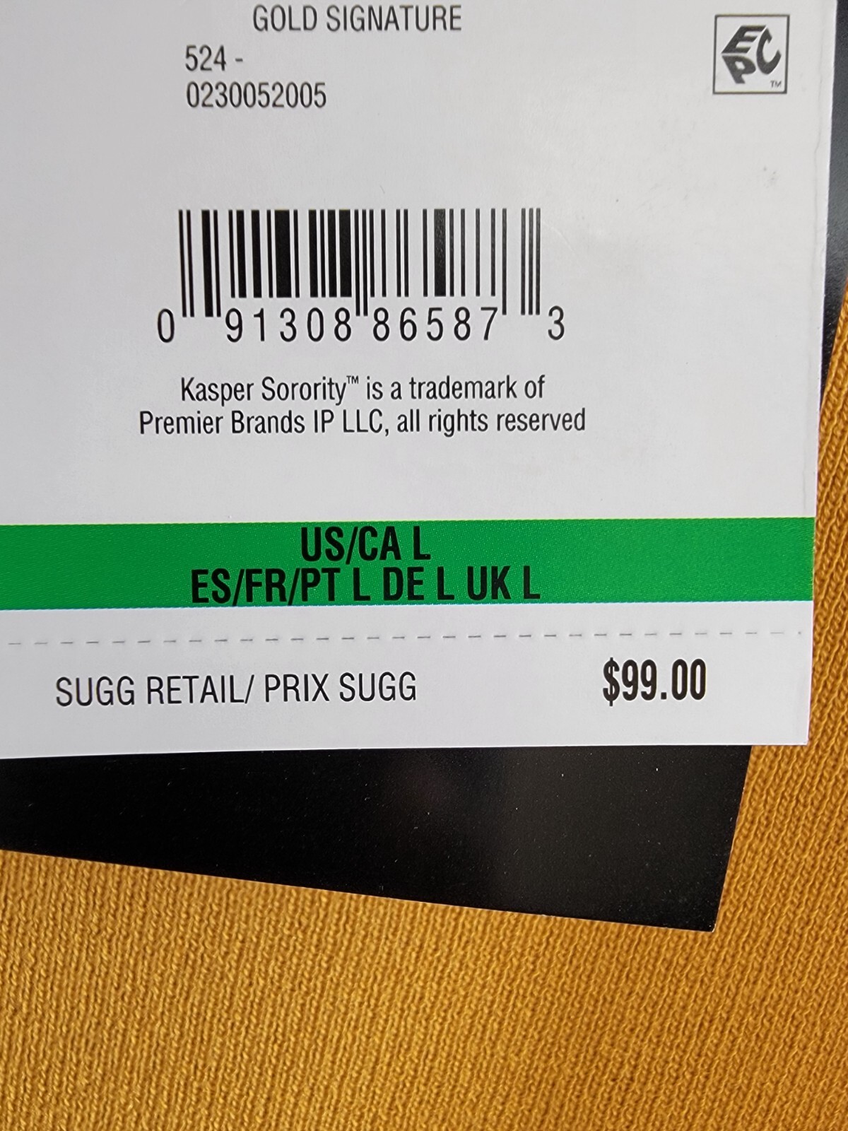 Kasper Open-Front Long-Sleeve Sweater Women's Large Gold Signature Solid - Picture 17 of 17