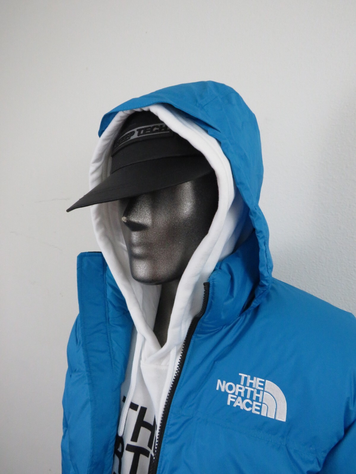 Pre-owned The North Face Mens  1996 Retro Nuptse 700-down Insulated Jacket - Acoustic Blue