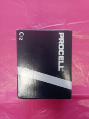 Duracell Procell Alkaline Batteries C 12/Box PC1400