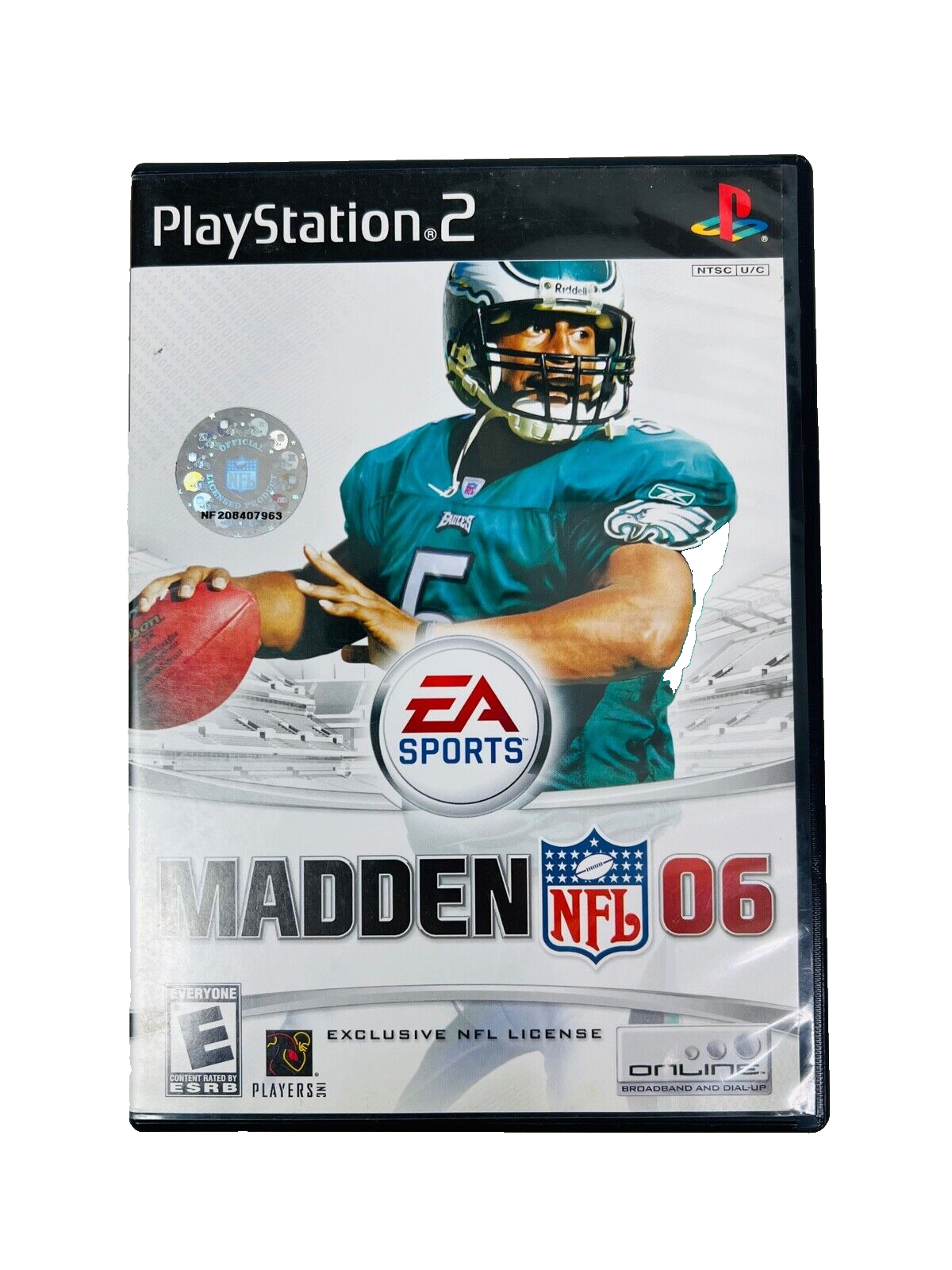 NFL 2006 MADDEN FOOTBALL PLAYSTATION 2 VIDEO GAME EA SPORTS
