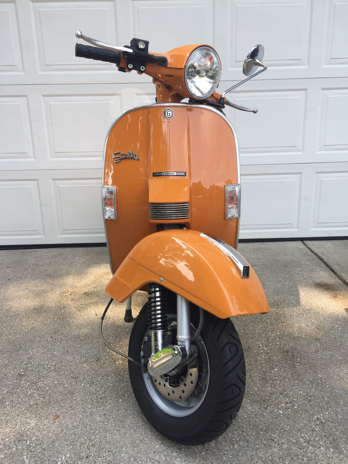 2008 Genuine Scooters Stella 2T 2 Stroke 381 miles Orange, MINT CONDITION! PX150