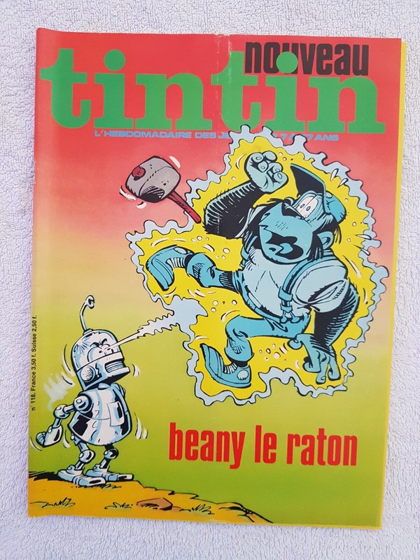 Tintin Nouveau NÂ°118 13/12/1977 Beany Le Raton Nanouche Shmoucks Buddy Longway