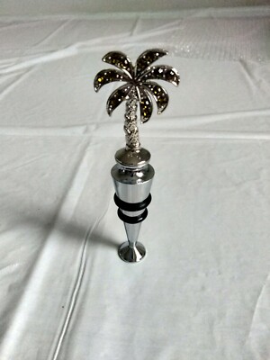 Palm Tree Wine Stopper Pre-owned
