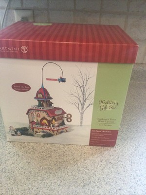 Dept 56 North Pole Series Checking It Twice Wind-Up Toys 56.56757 2003