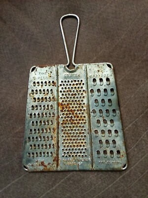 Gadget Master Product 3 in 1 Shredder Grater No. 8 USA Vintage Kitchen Decor