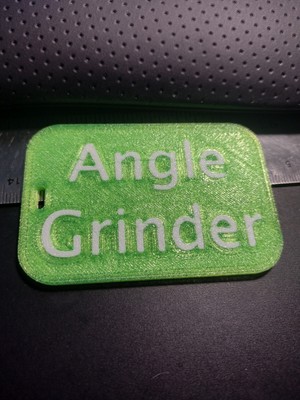 Custom Two-tone Bag Tags (3D Printed)