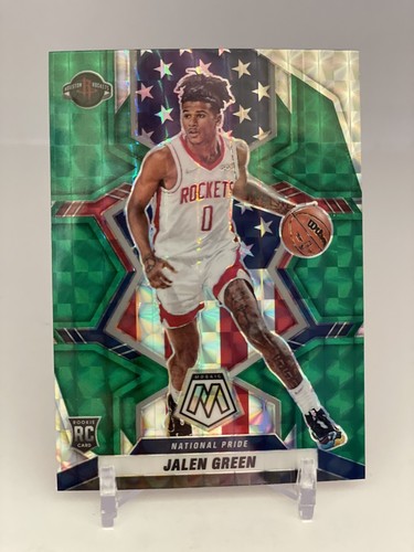 2021-22 Panini Mosaic Jalen Green National Pride Green