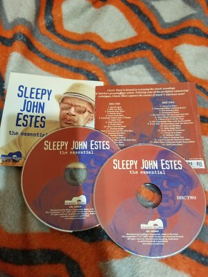 The Essential by Sleepy John Estes (CD, 2001, 2 Disc, Classic Blues)  NO CASE