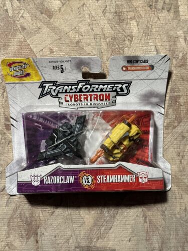 Hasbro Transformers Cybertron Razorclaw Vs Steamhammer Action Figure